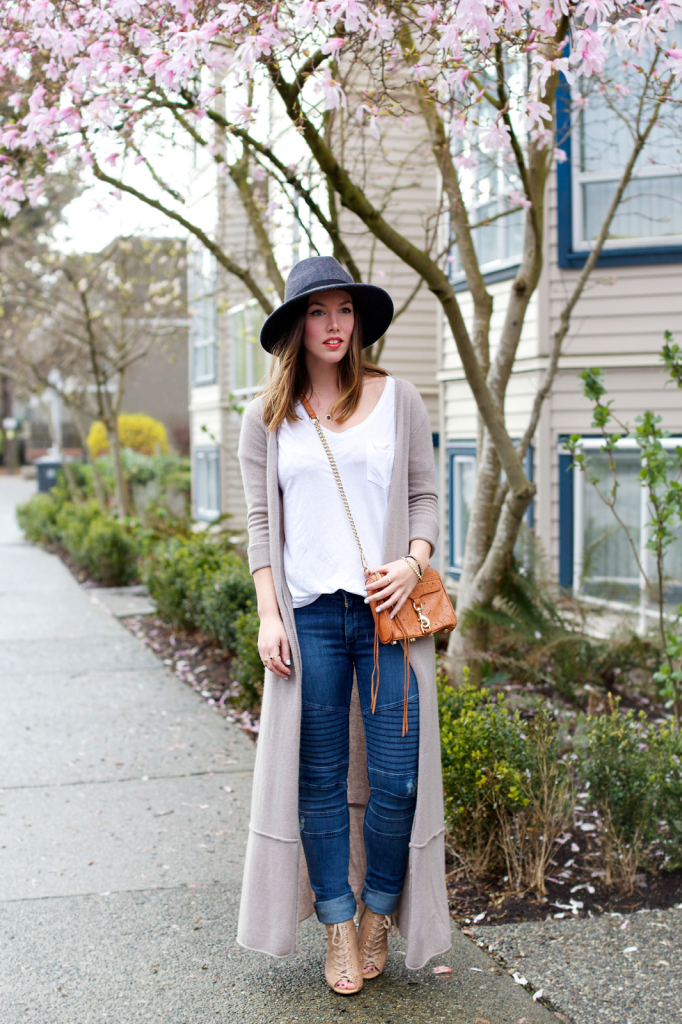 to vogue or bust, vancouver style blog, vancouver fashion blog, alexandra grant, vancouver fashion, canadian fashion blog, subtle luxury cashmere cardigan, everlane ryan shirt, james jeans moto laguna jeans, aldo heels, rebecca minkoff bag, french connection hat, keltie leanne designs jewelry