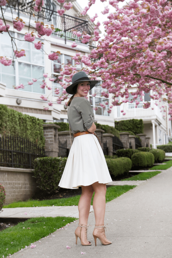 to vogue or bust, vancouver style blog, vancouver fashion blog, vancouver fashion, canadian fashion blog, alexandra grant, brixton hat, club monaco dress, obakki skirt, aldo heels, rebecca minkoff bag, brooklyn designs jewelry, spring style, styling a dress as a top, top canadian fashion blog, top vancouver fashion blog