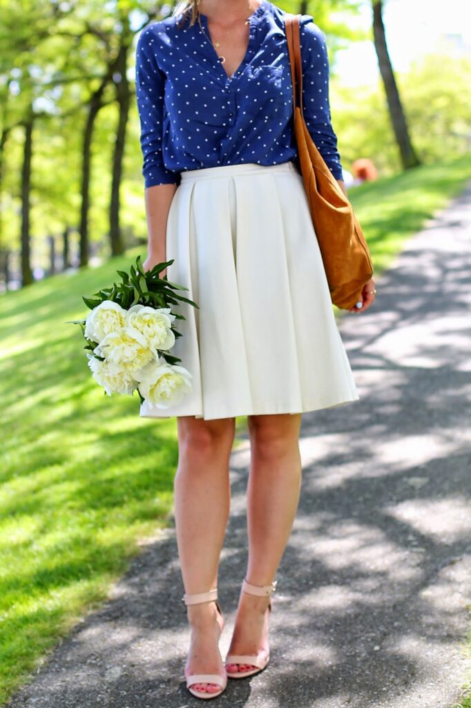 to vogue or bust, vancouver style blog, vancouver fashion blog, vancouver fashion, canadian fashion blog, alexandra grant, j.crew heels, obakki skirt, zara blouse, massimo dutti bag, persol sunglasses, keltie leanne designs jewelry, spring style, summer style, retro femme