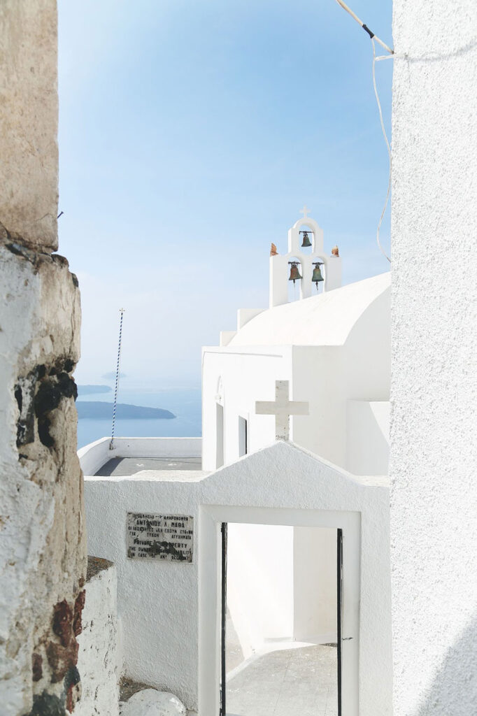 Highest Point in Santorini