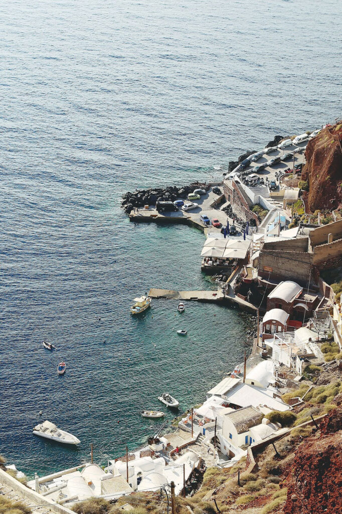 Santorini harbour