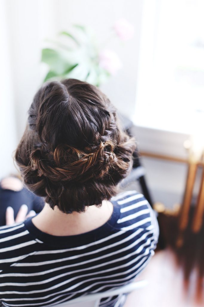 Braided updo hair tutorial