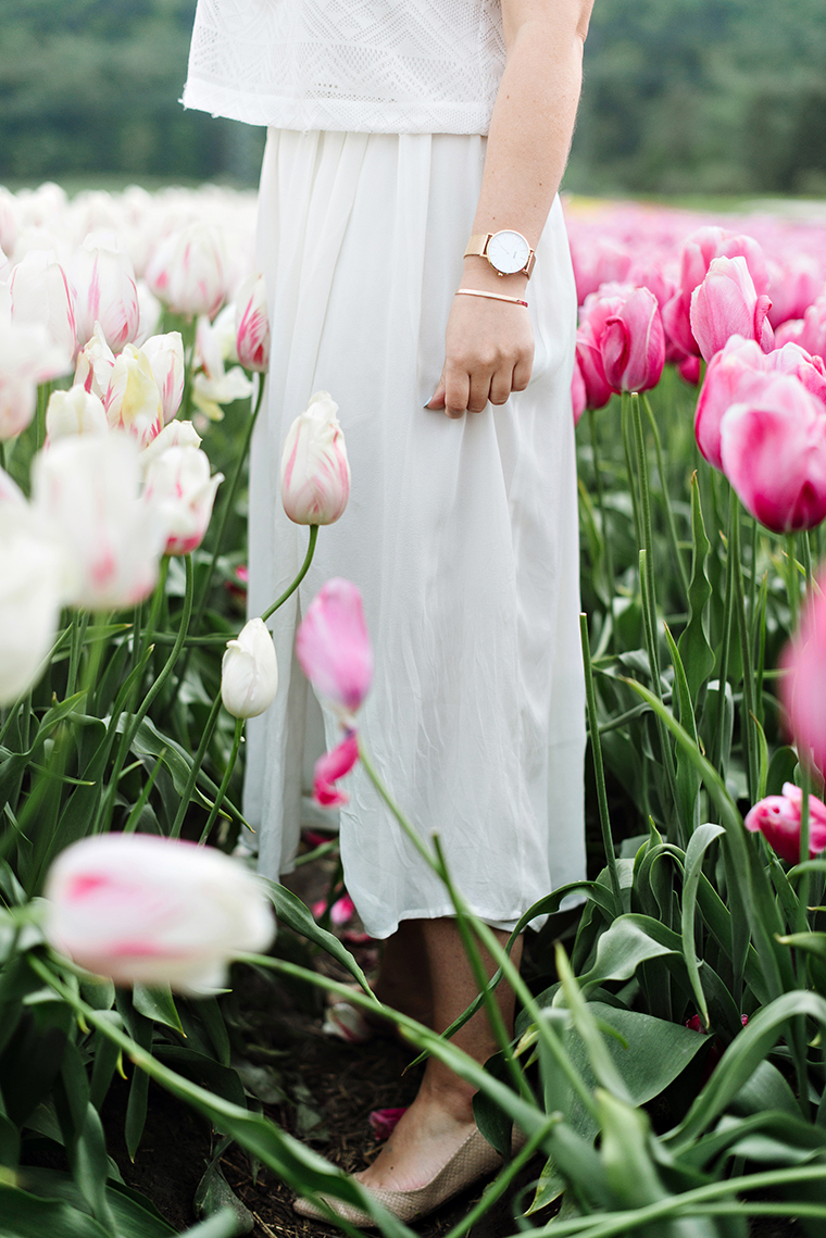 Aritzia silk skirt