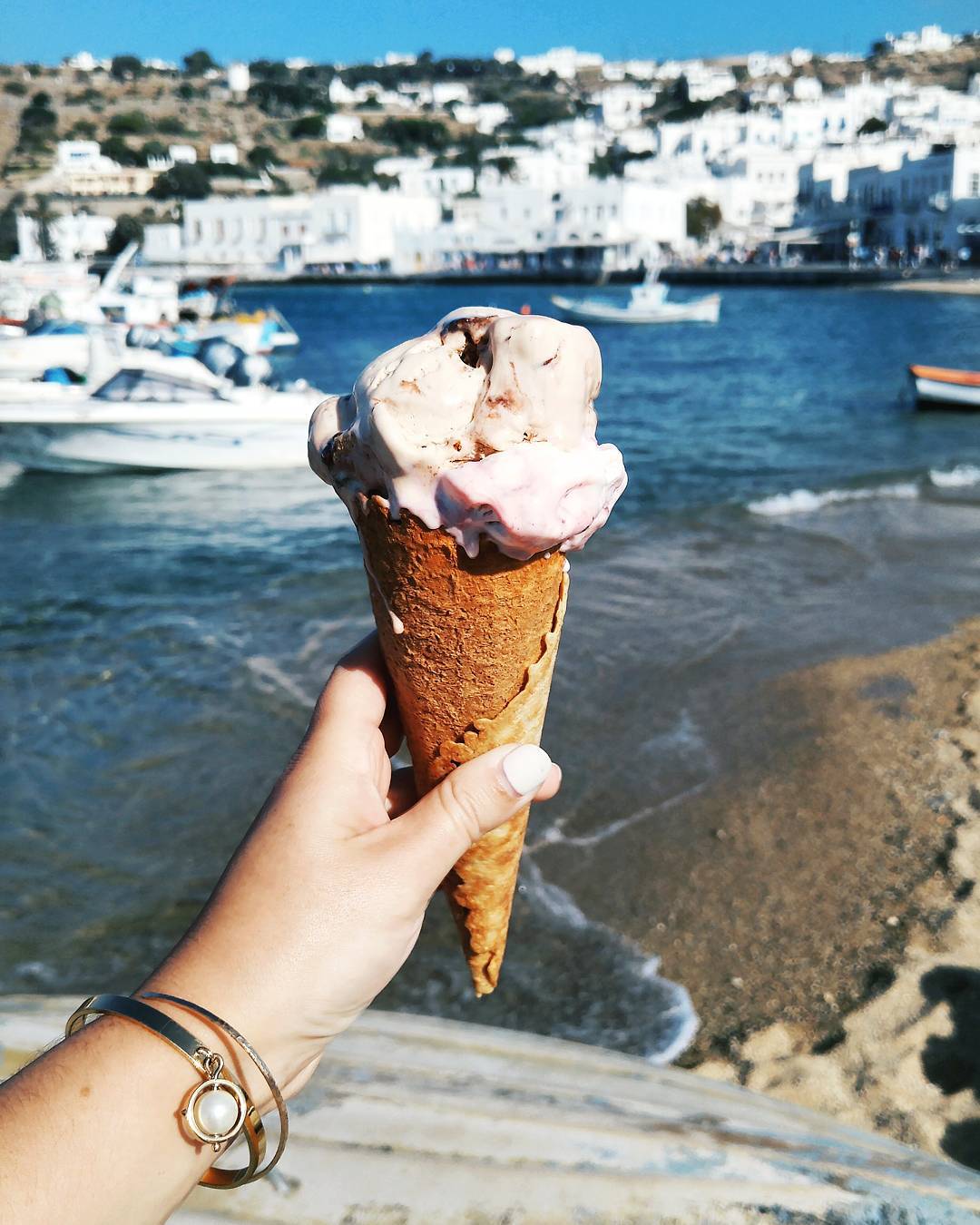 Best gelato stand in Mykonos Town, Mykonos