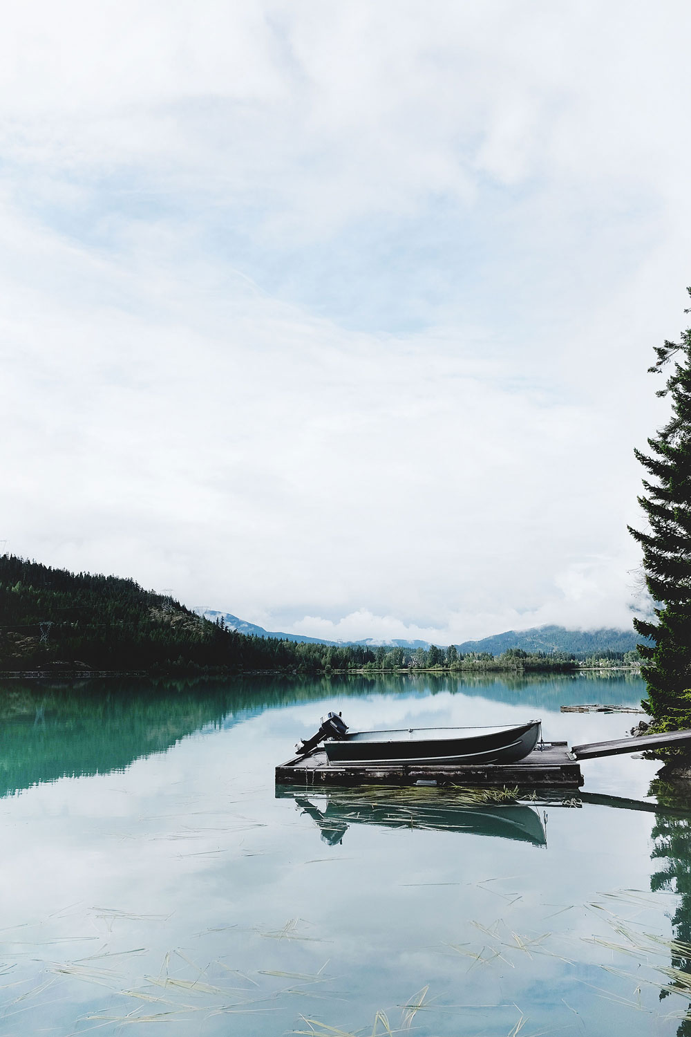 Most beautiful lakes in BC: Green Lake in Whistler, Canada