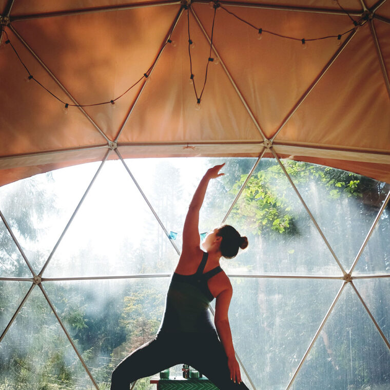 Best yoga retreats in British Columbia, Canada: Nectar Yoga B&B on Bowen Island