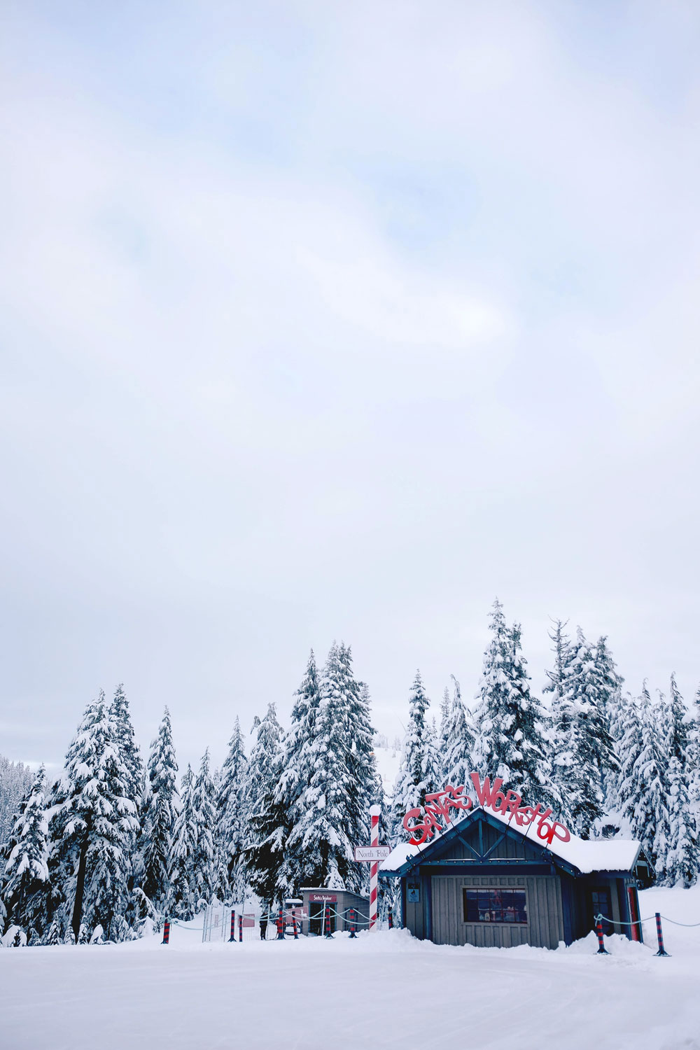 Things to do in Vancouver at Christmas - Grouse Mountain Peak of Christmas ice skating, snowshoeing and skiing