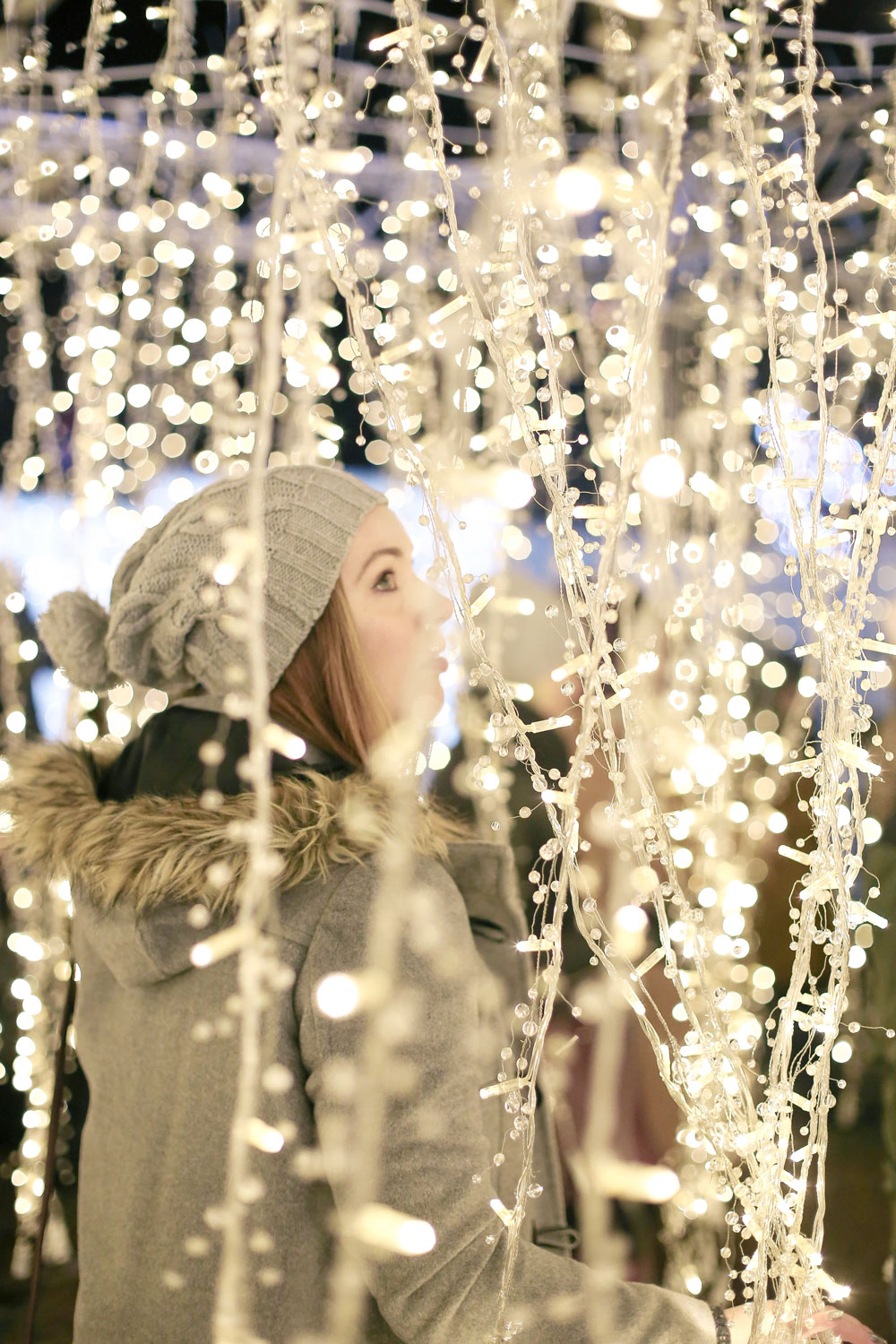 Statement necklace styling tips at Enchant Vancouver Christmas market styled by To Vogue or Bust