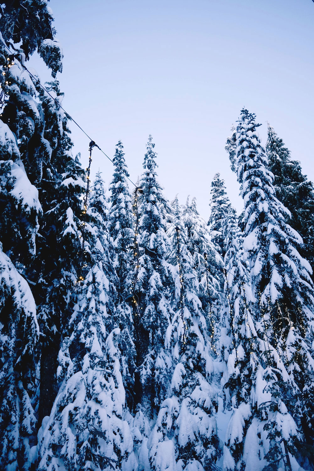 Things to do in Vancouver at Christmas - Grouse Mountain Peak of Christmas ice skating, snowshoeing and skiing