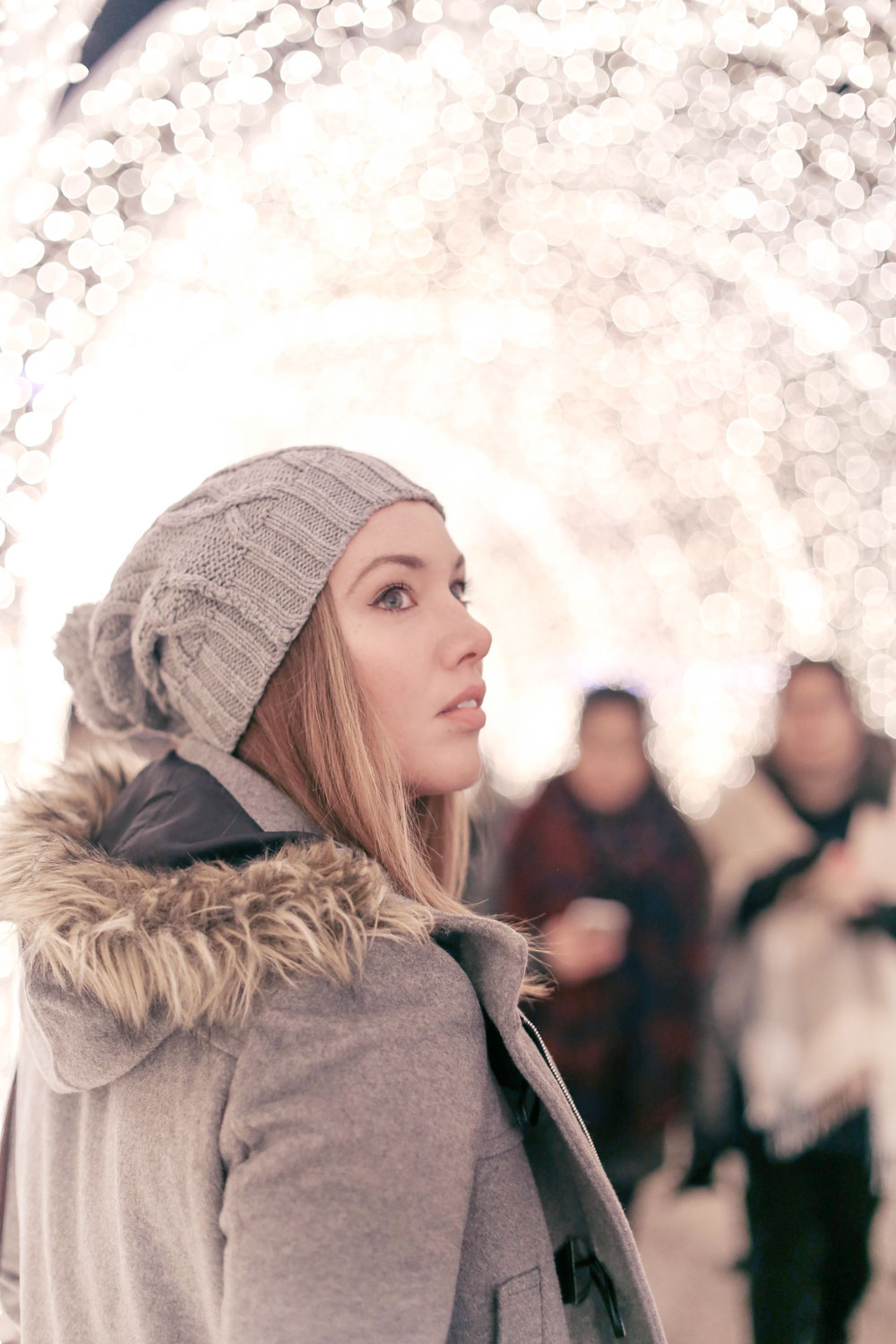 Statement necklace styling tips at Enchant Vancouver Christmas market styled by To Vogue or Bust