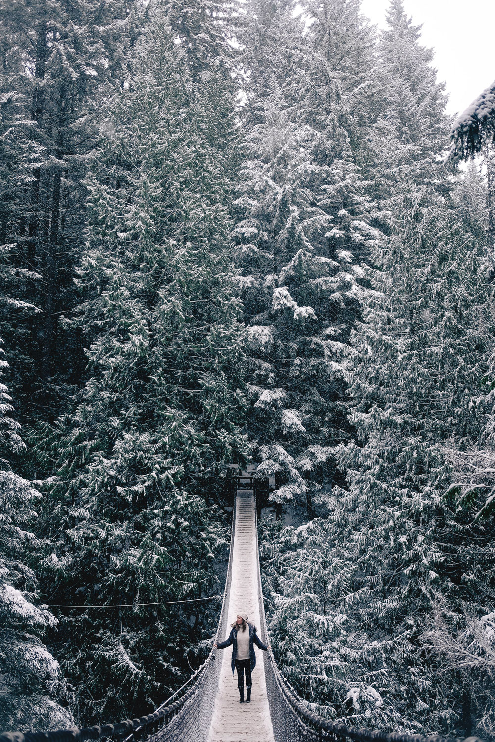 Things to do in Vancouver this winter 2016: Cypress Mountain snowshoeing, Enchant Light Show, Van Dusen Festival of Lights and Lynn Valley Lynn Canyon Suspension Bridge