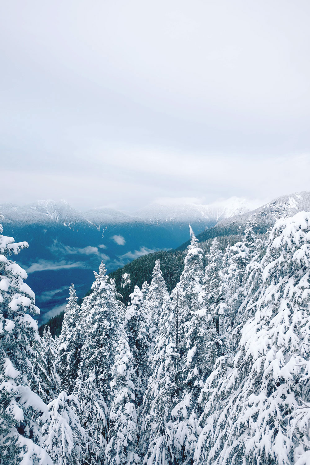 Things to do in Vancouver at Christmas - Grouse Mountain Peak of Christmas ice skating, snowshoeing and skiing