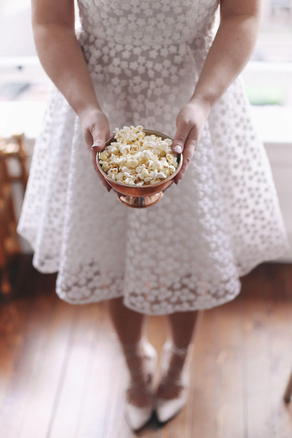 Tips for hosting an oscar party in Ted Baker dress, Revolve Raye shoes styled by To Vogue or Bust