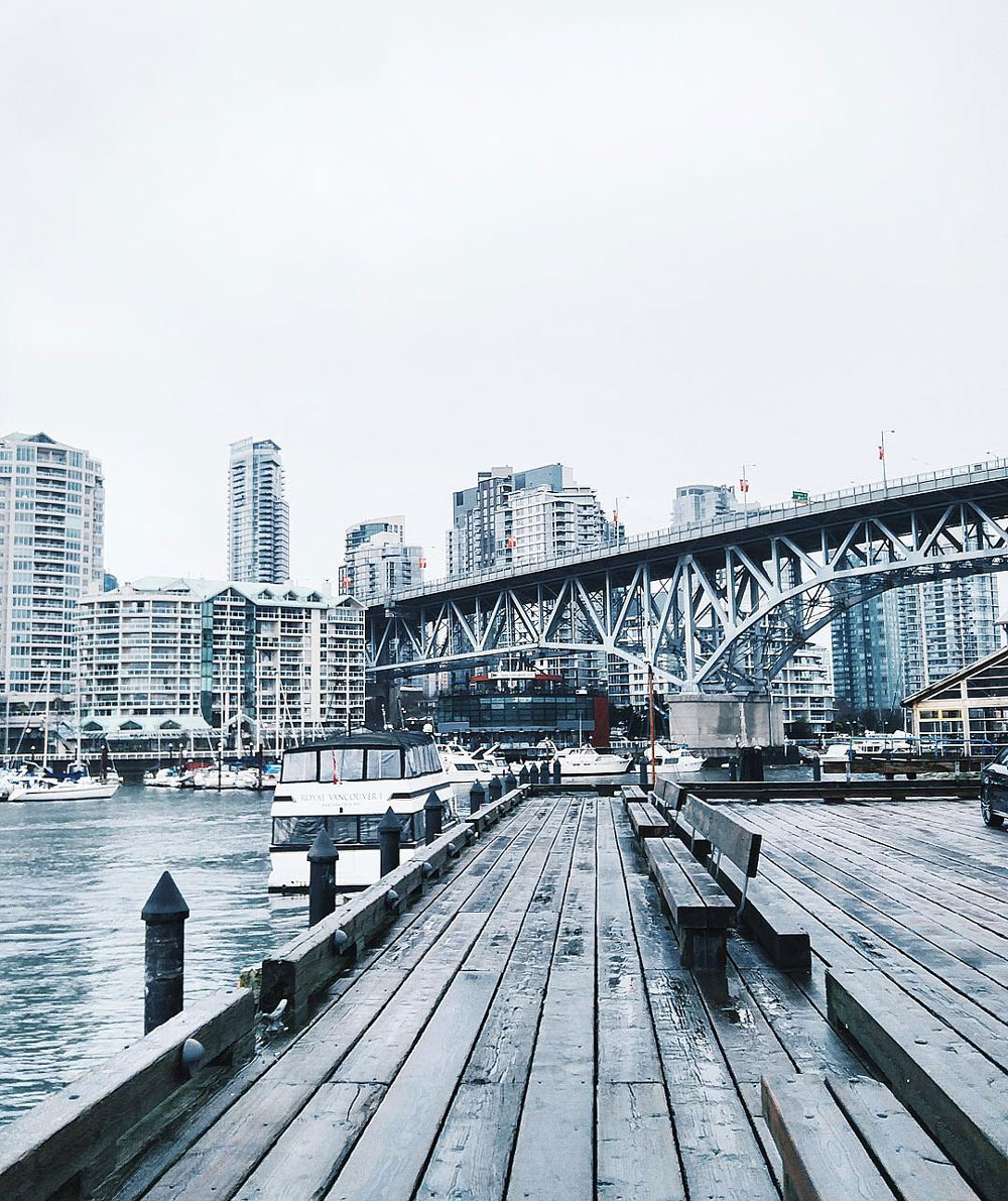 Best Instagram locations in Vancouver - Stanley Park, Gastown steam clock, Granville Island, Lynn Canyon Park, Lynn Canyon Suspension Bridge, Quarry Rock view, Fairview Sea Wall, Third Beach