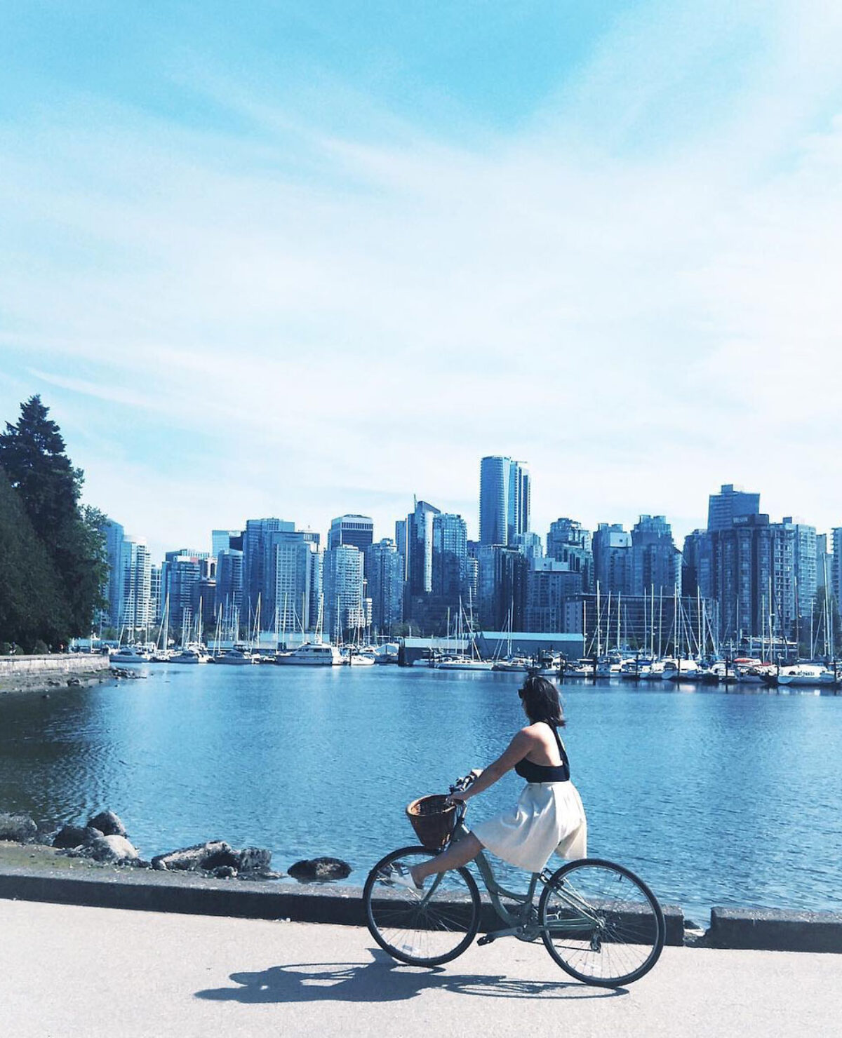 Best Instagram locations in Vancouver - Stanley Park, Gastown steam clock, Granville Island, Lynn Canyon Park, Lynn Canyon Suspension Bridge, Quarry Rock view, Fairview Sea Wall, Third Beach