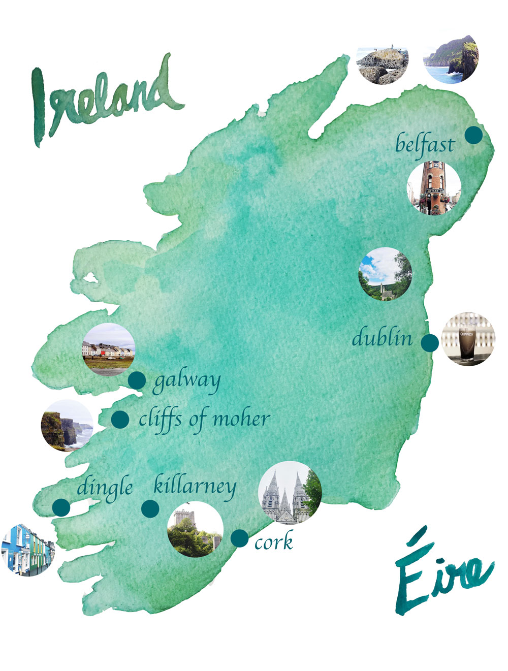 One week itinerary for Ireland, Galway, Cork, Dublin, Long Room Library, Trinity College, Ring of Kerry, Galway bay, What to see in Killarney, Dunguaire Castle, Cliffs of Moher, What to see in Dublin, What to see in Cork by To Vogue or Bust