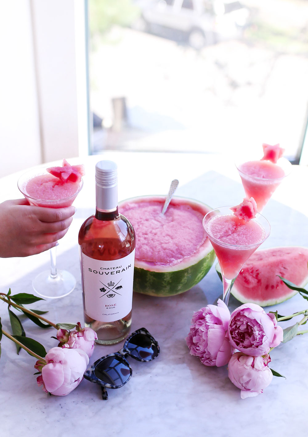 How to make watermelon frose recipe for summer by To Vogue or Bust