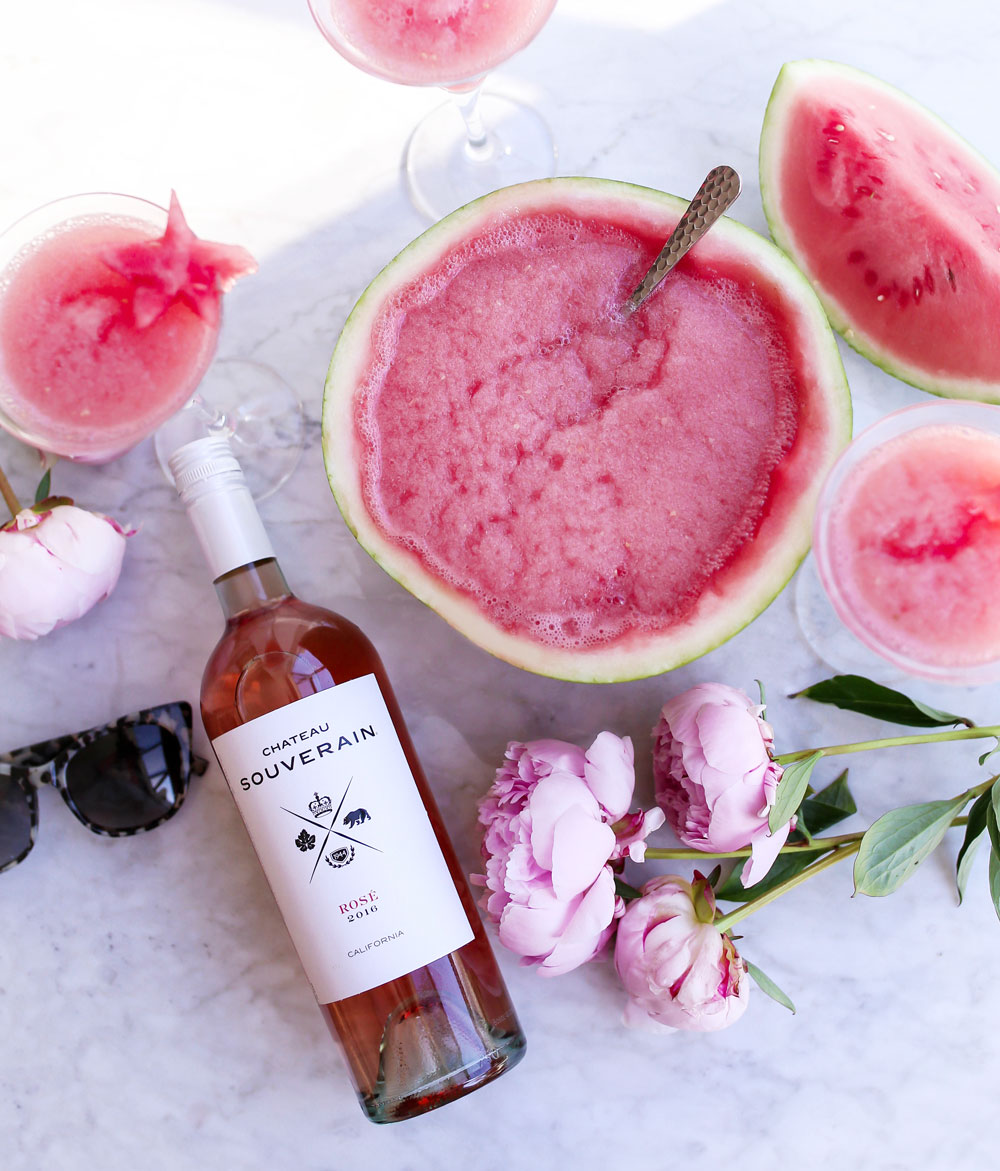 Best watermelon frose cocktail recipe by To Vogue or Bust