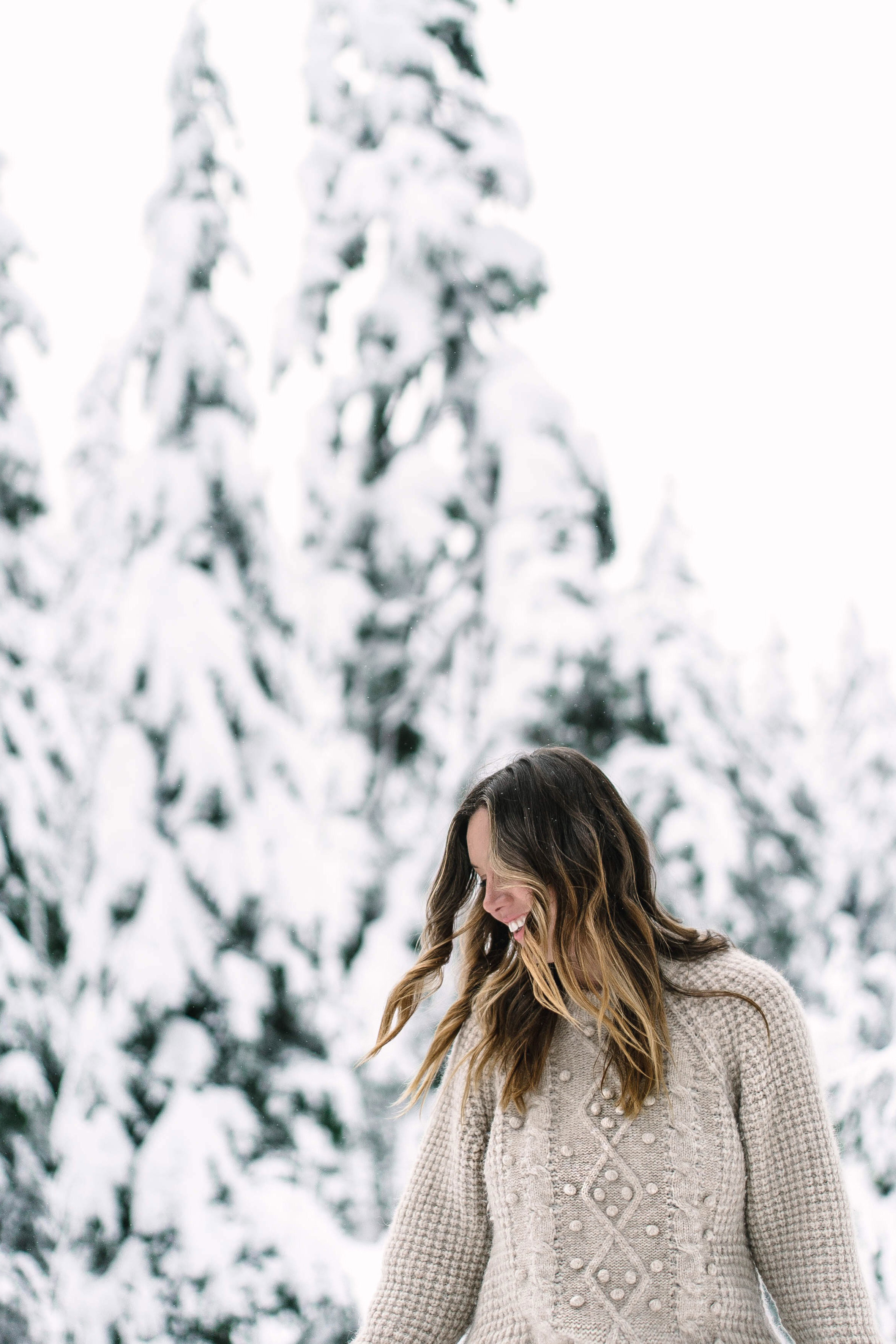 Winter outfit inspiration in aritzia sweater by To Vogue or Bust