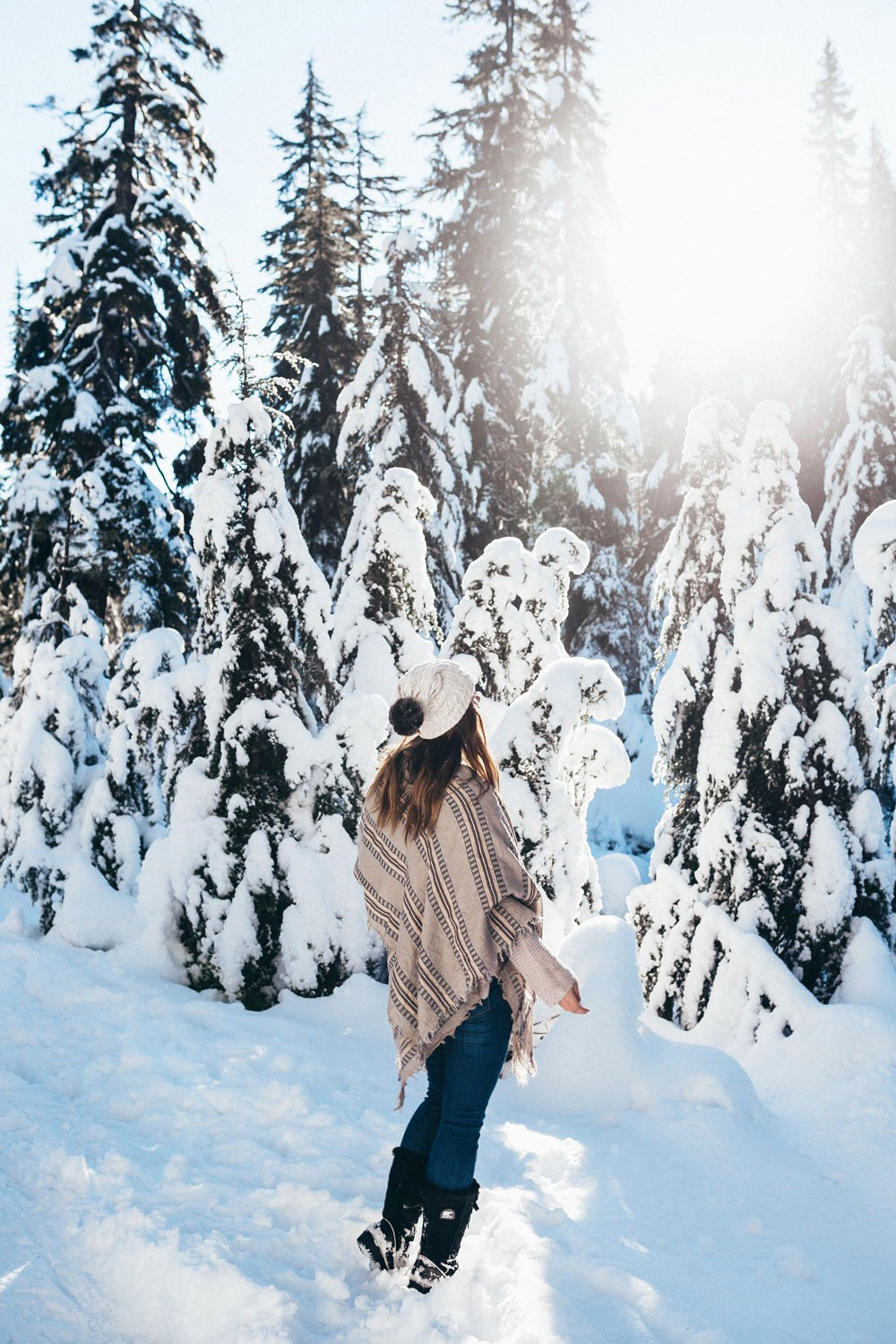 Aritzia blanket scarf styling by To Vogue or Bust