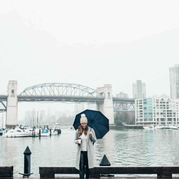 rainy day outfit idea styling tips by To Vogue or Bust