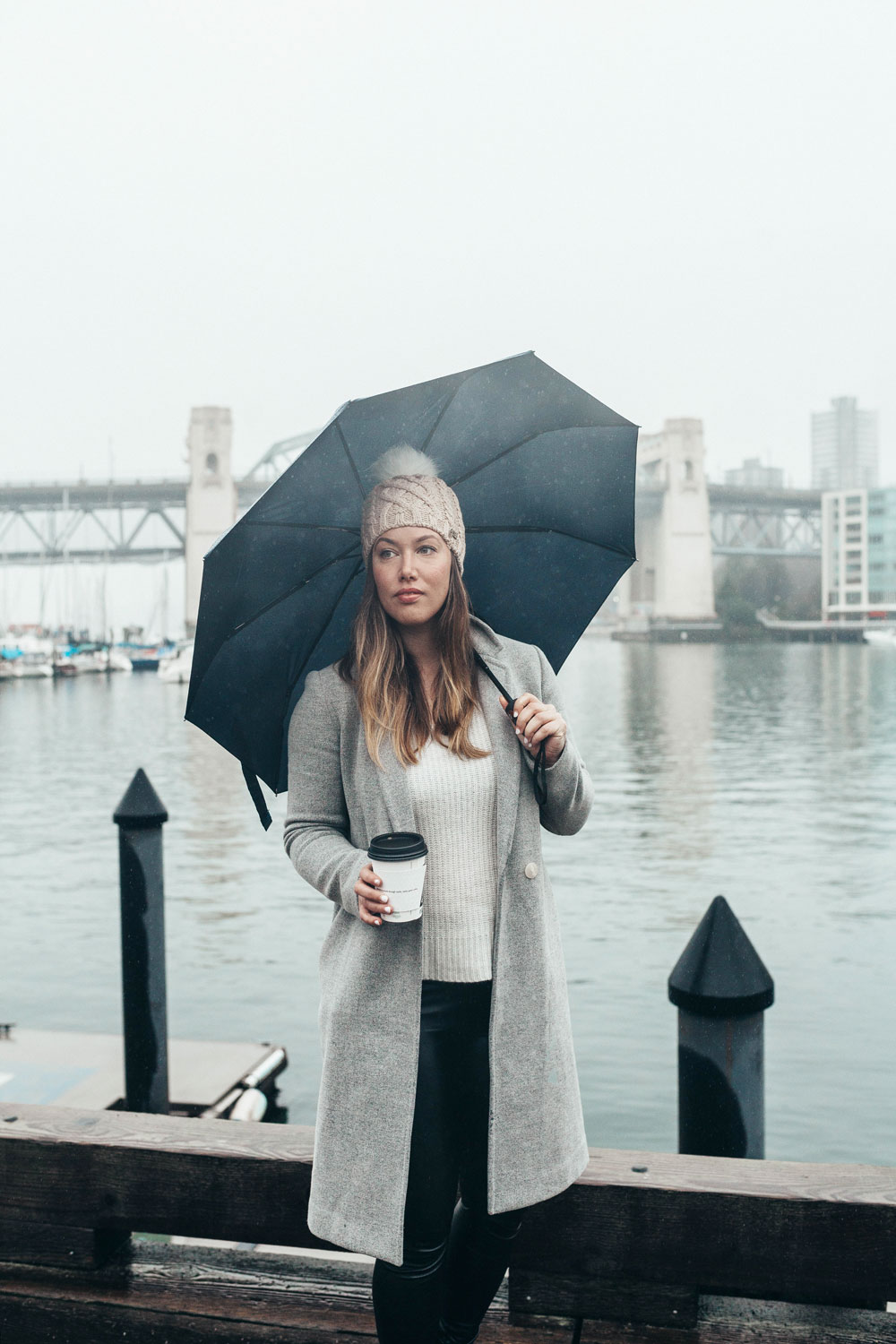 Best outfits for the rain in aritzia coat by To Vogue or Bust