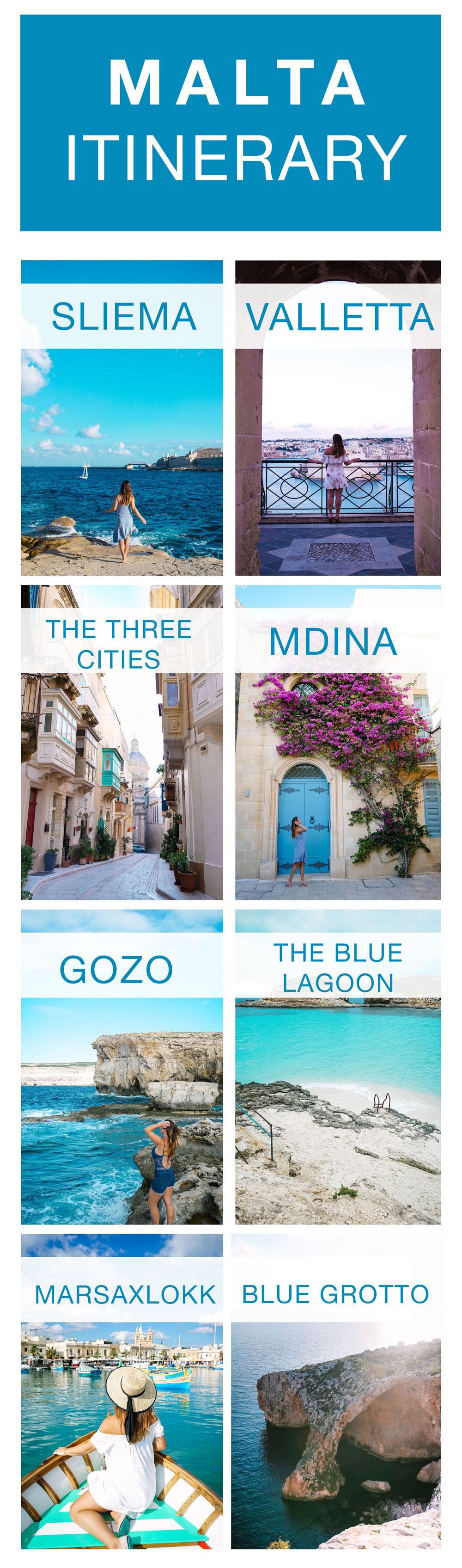malta travel itinerary by To Vogue or Bust