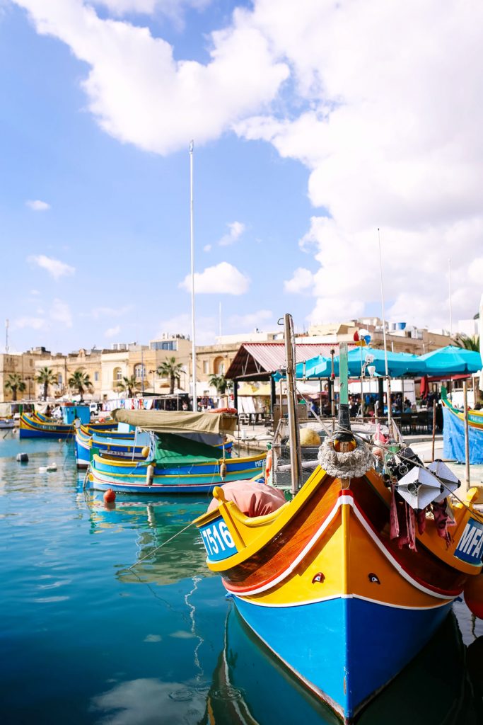 traditional maltese fishing boats by To Vogue or Bust