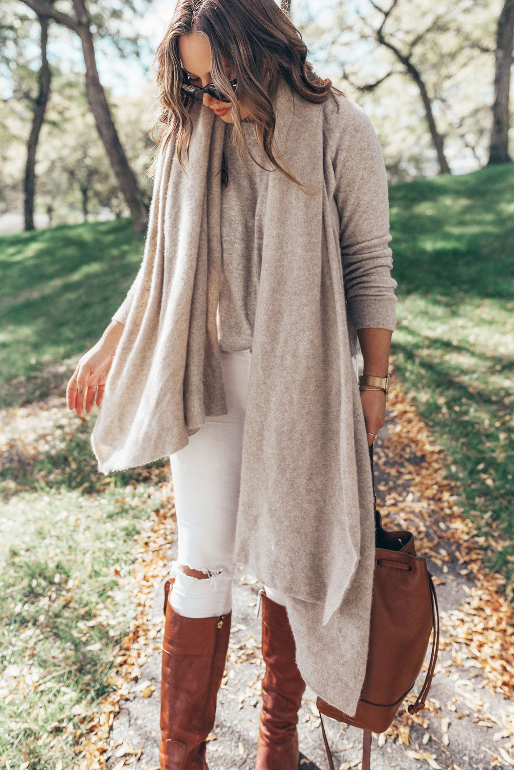 Cashmere sweater outfit ideas
