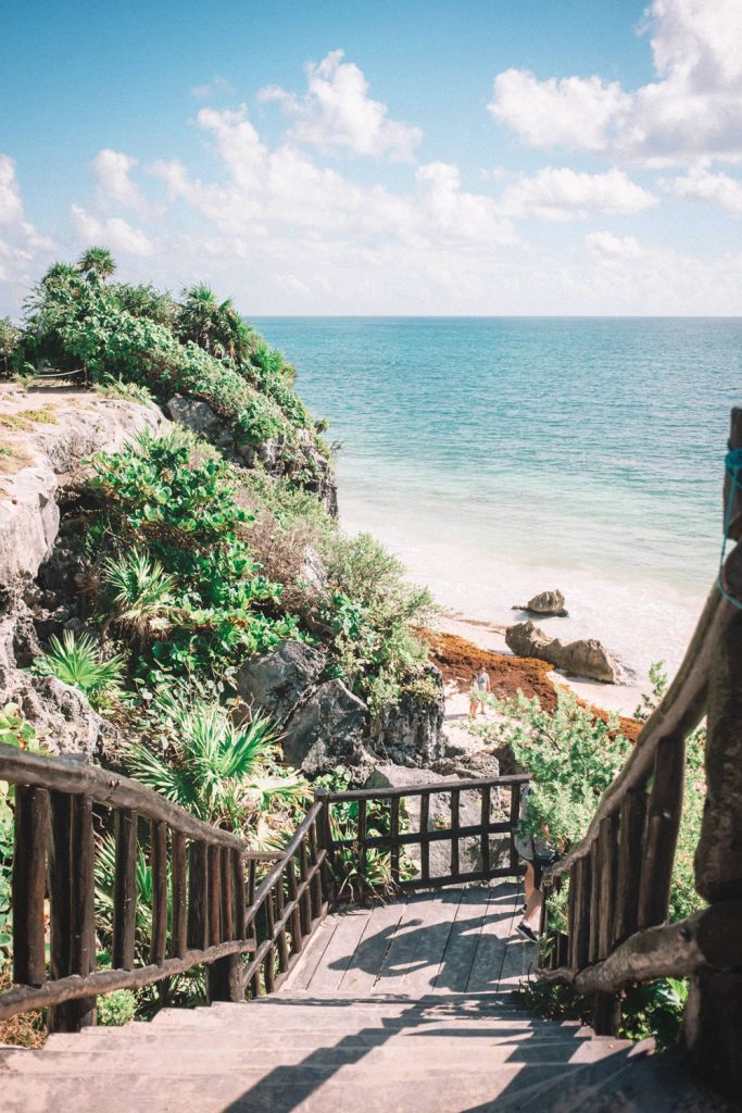 Visiting the Tulum ruins