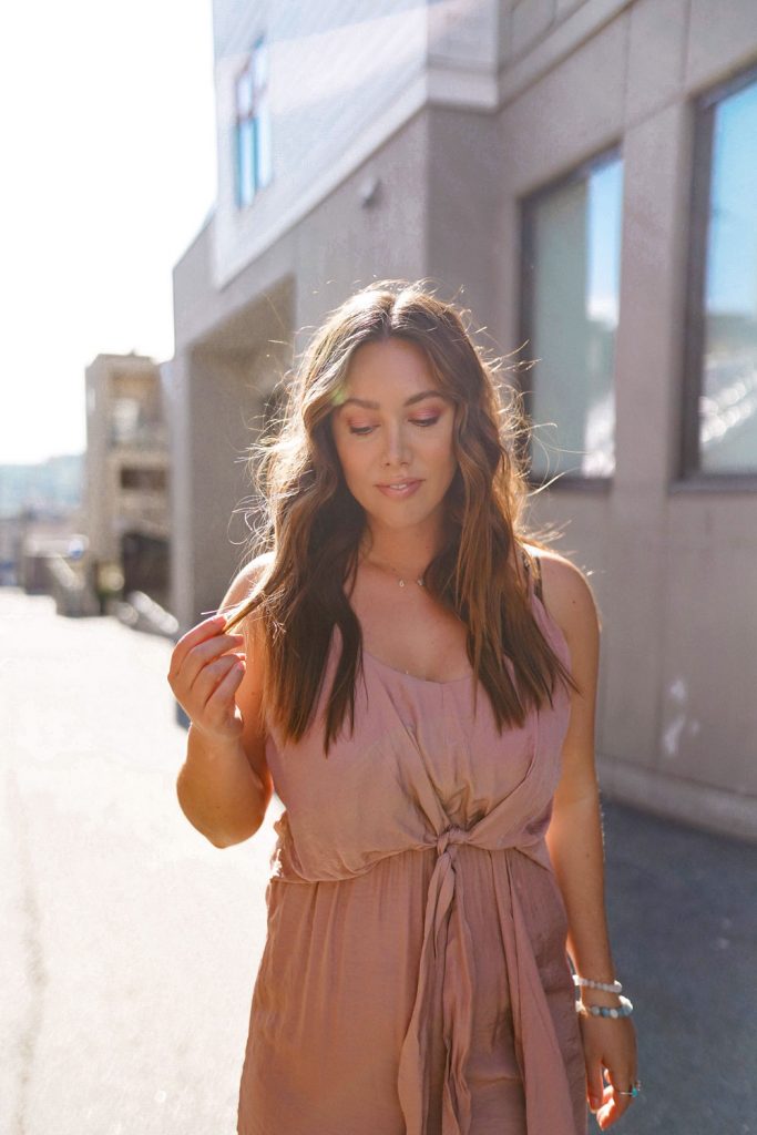 Rose gold beauty; a simple yet beautiful spring and summer makeup look.