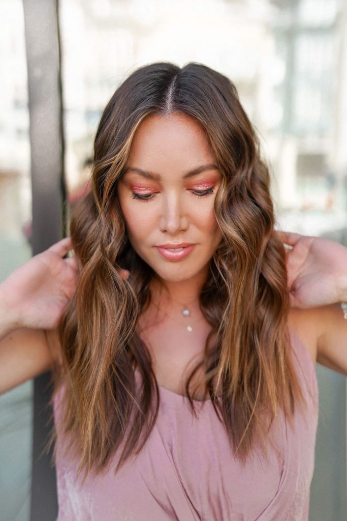 Rose gold beauty; a simple yet beautiful spring and summer makeup look.