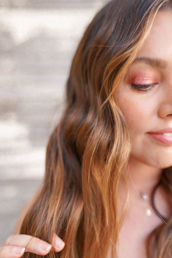 Rose gold beauty; a simple yet beautiful spring and summer makeup look.