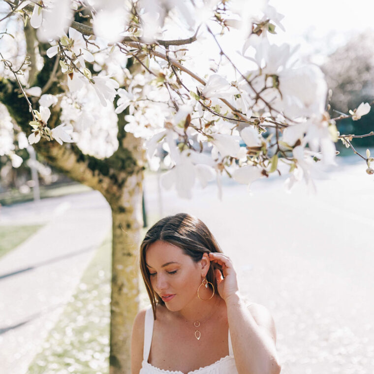 How to Layer Jewelry: Sarah Mulder jewelry styled by To Vogue or Bust.