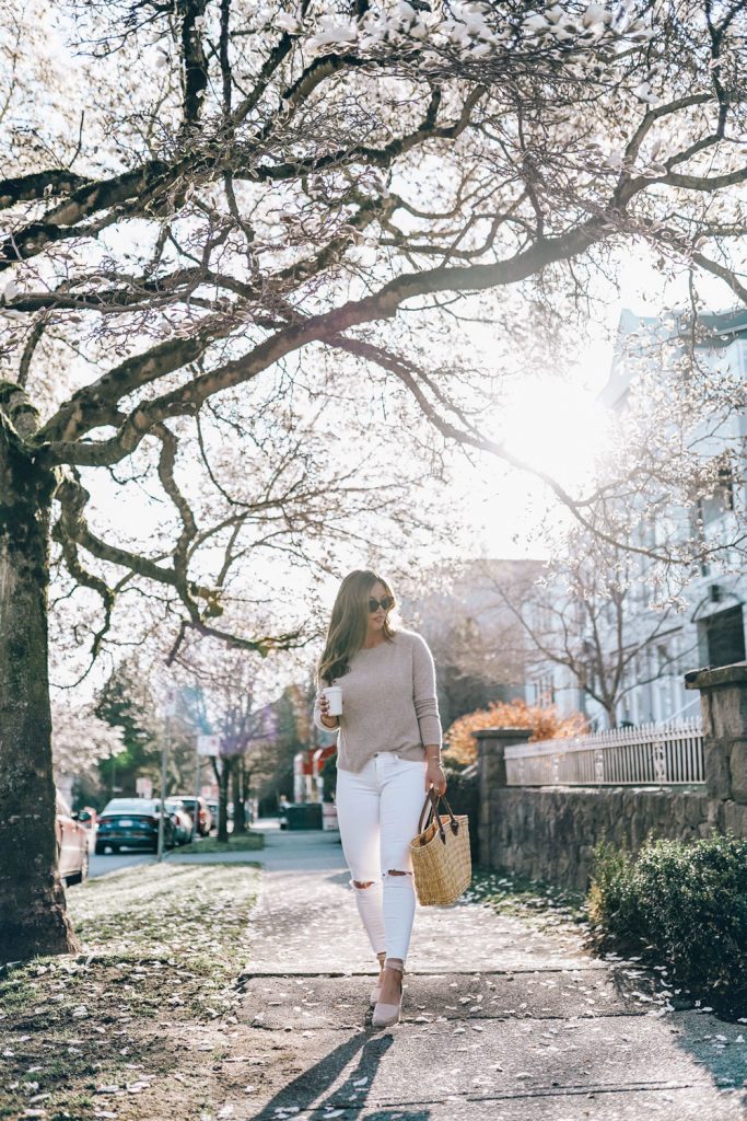 Add some major summer time vibes to your look with just two accessories; basket bags and chic espadrilles!