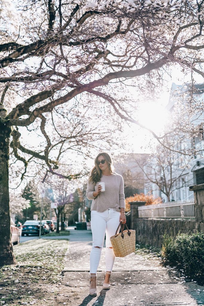 Add some major summer time vibes to your look with just two accessories; basket bags and chic espadrilles!