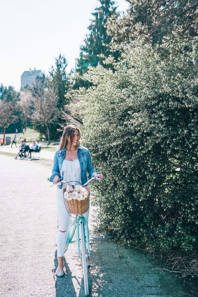 The four best bike routes in Vancouver, Canada: The Stanley Park Loop, The False Creek Seawall, The Beach Route, and The Adanac Route.