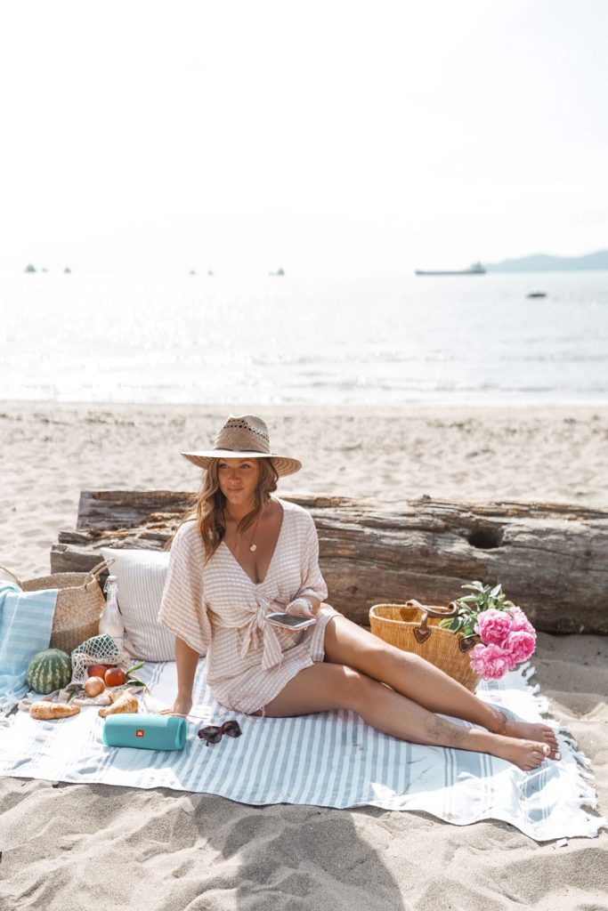 Essentials for the ultimate beach picnic; a must for Summer 2019.