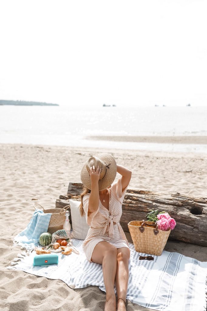 Essentials for the ultimate beach picnic; a must for Summer 2019.