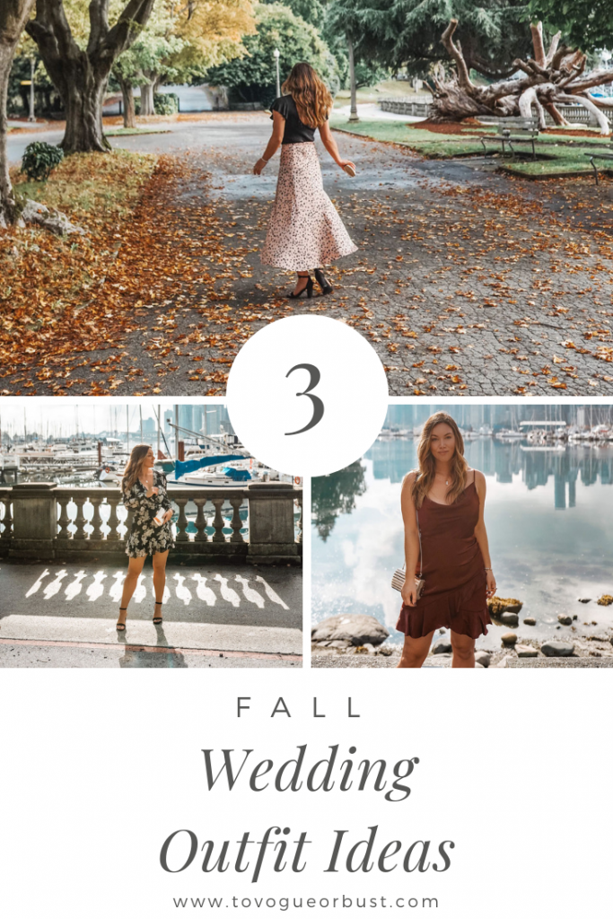 Fall wedding outfit ideas