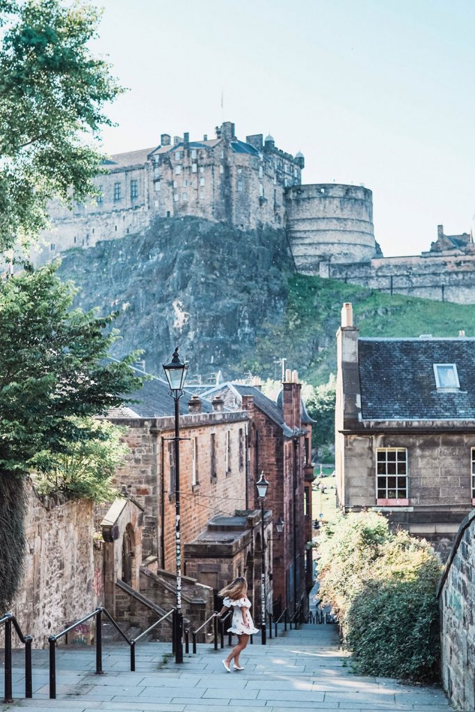 Best view of Edinburgh Castle