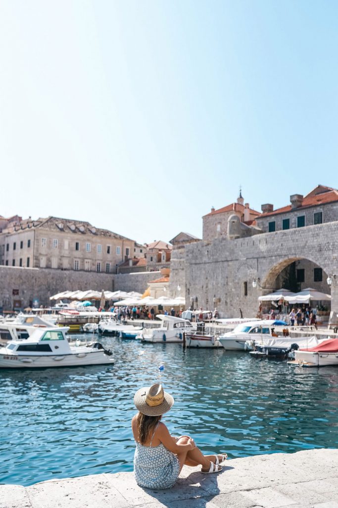 Old Harbor in Dubrovnik, Croatia