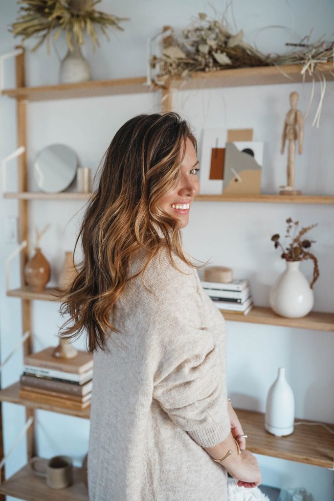 Beachy brunette color