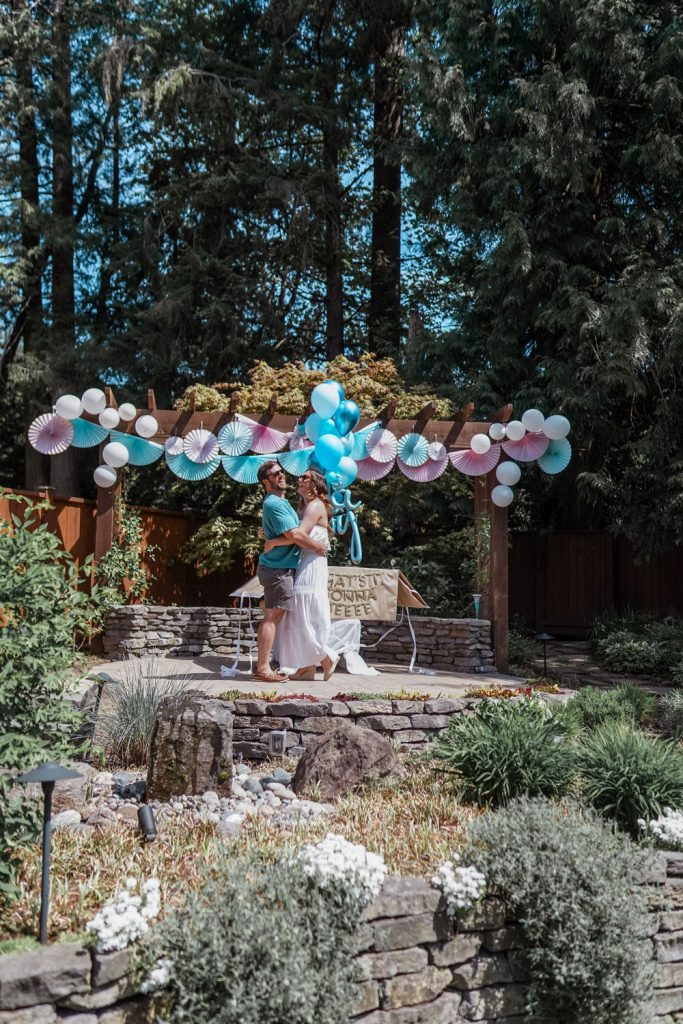 Gender Reveal Backyard Party