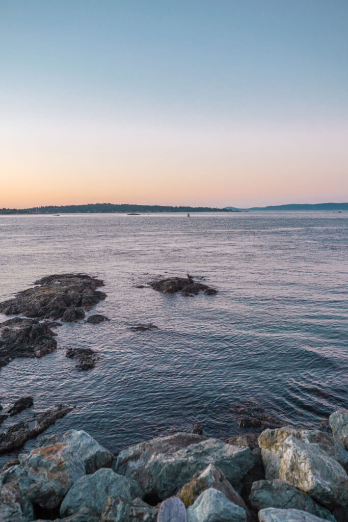 Sunset in Victoria, Canada