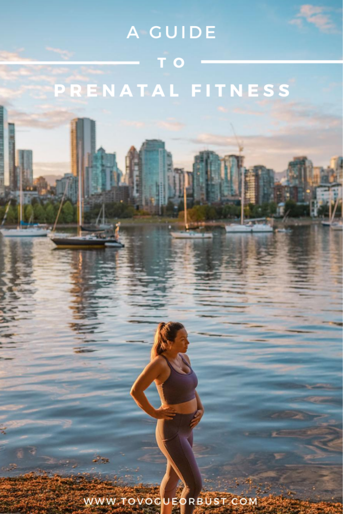 Prenatal fitness plan
