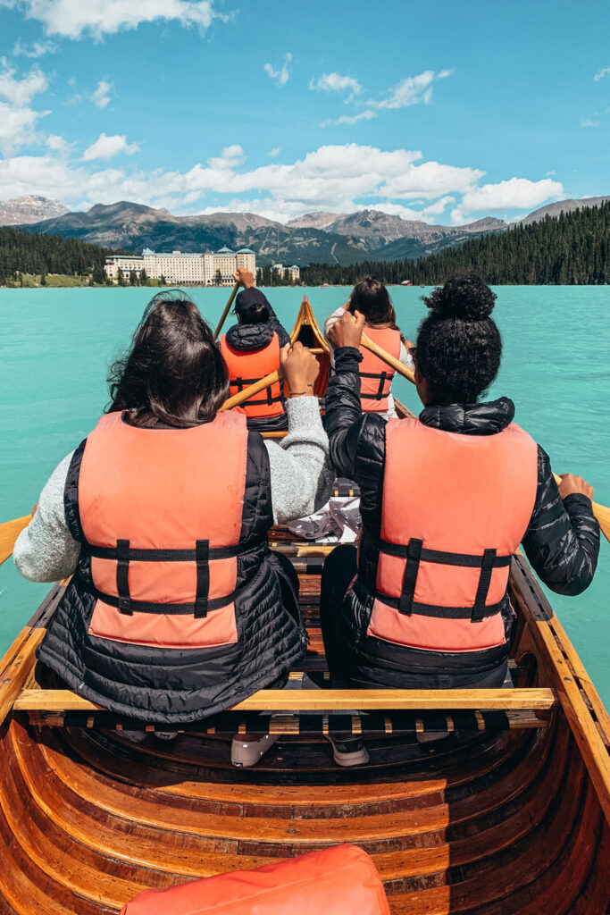 Lake Louise Canoe