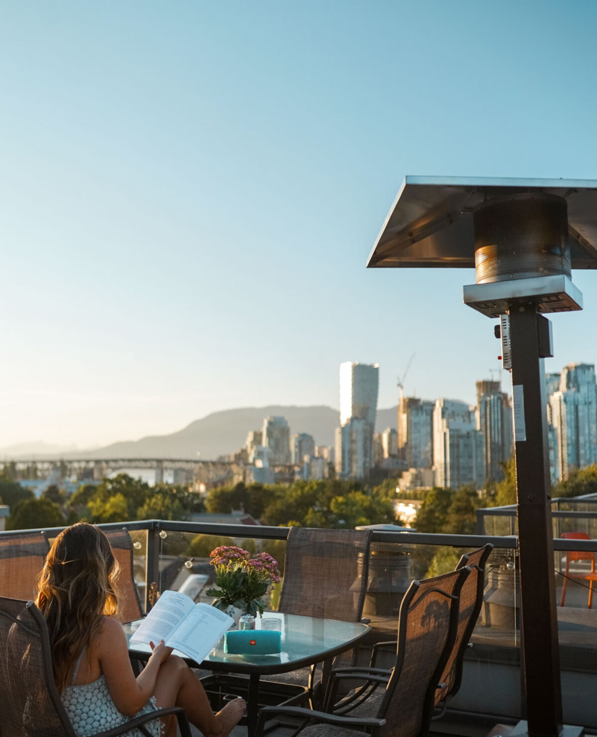 Rooftop patio decor