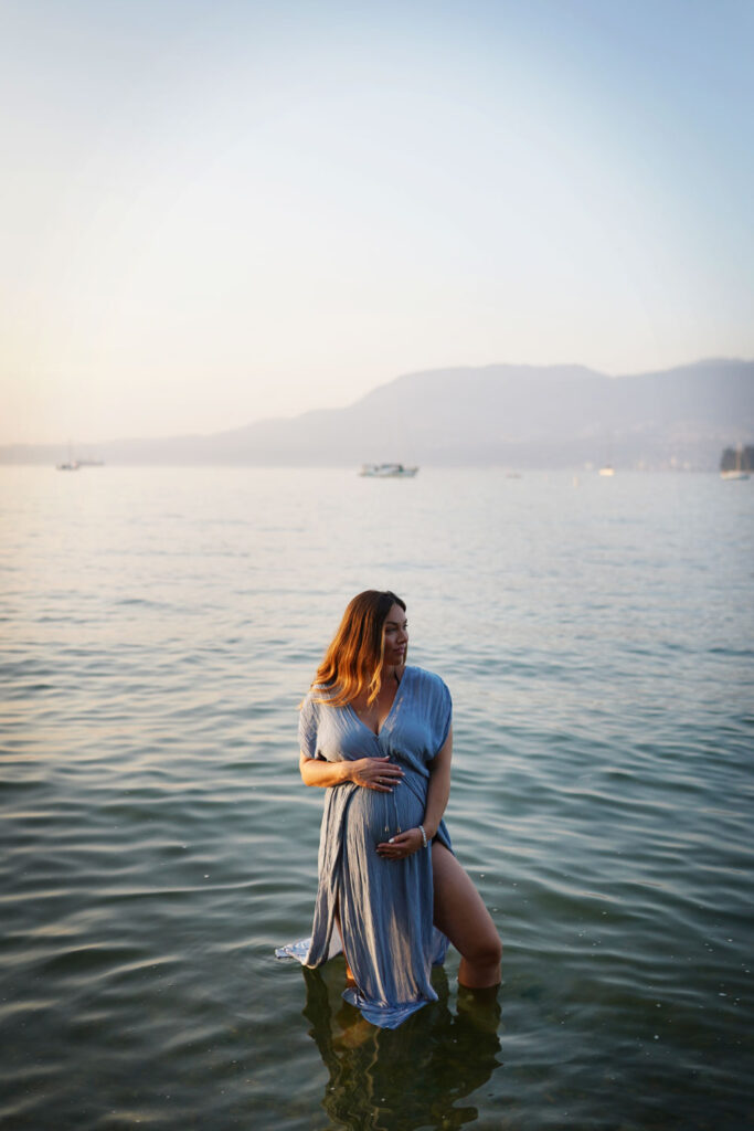 Ocean maternity shoot