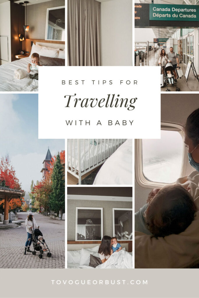 best tips for travelling with a baby